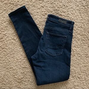 AG High Rise The Farrah Skinny Ankle Jeans